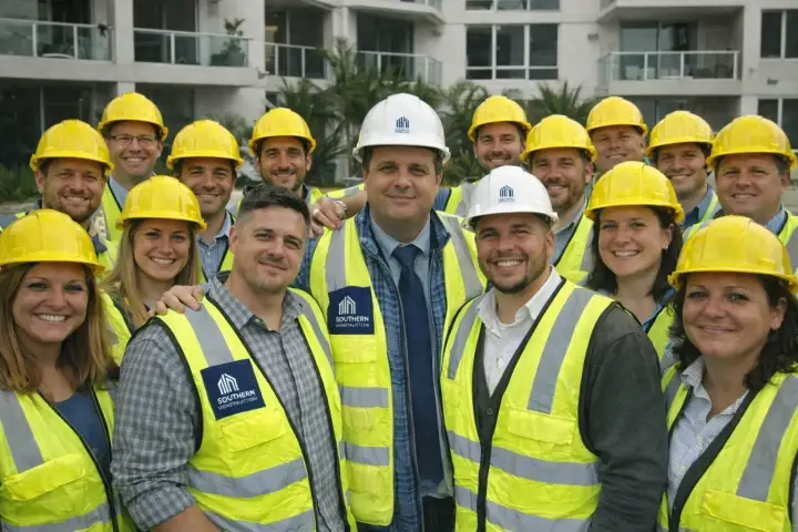 Southern Vertical Construction full team — group photo